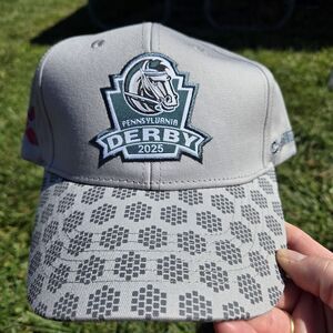 Pennsylvania Derby 2025 Hat Brand New With Insert Adjustable Gray BetParx Logo